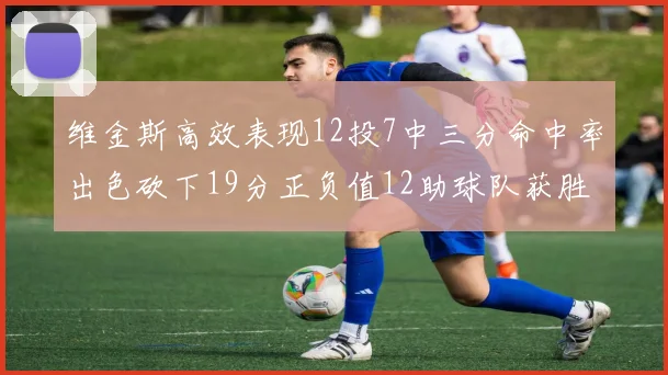 维金斯高效表现12投7中三分命中率出色砍下19分正负值12助球队获胜